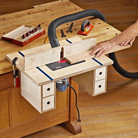 Bench-mounted Router Table Plan from WOOD Magazine | Router woodworking, Diy router table ...