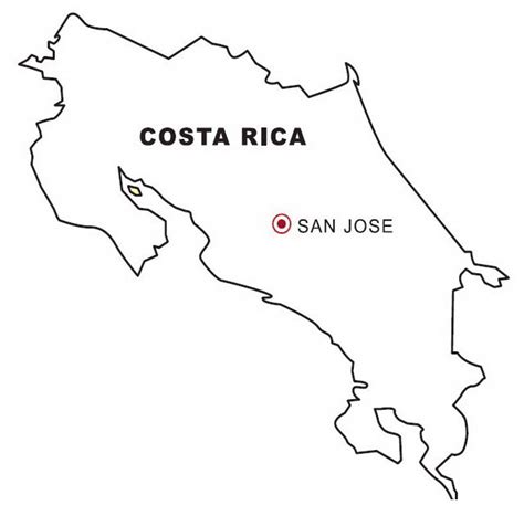 Costa Rica Map Coloring | COLOR AREA