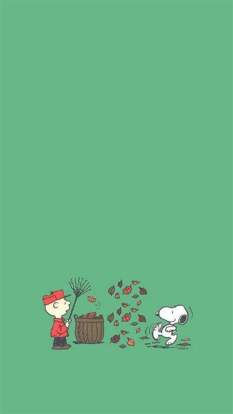 Snoopy Fall Wallpaper - iXpap