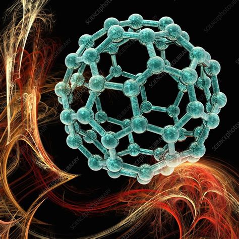 Buckyball molecule, artwork - Stock Image - F005/6114 - Science Photo ...