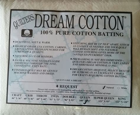 Batting by Quilters Dream