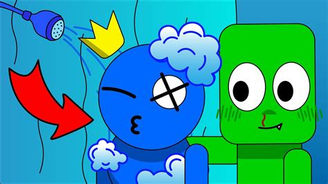 Blue x green | Part 3 - Rainbow friends animation - YouTube