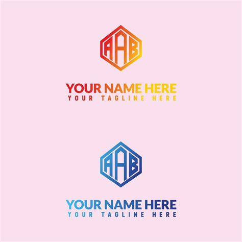 aab letter logo or aab wordmarks logo design 22995985 Vector Art at Vecteezy