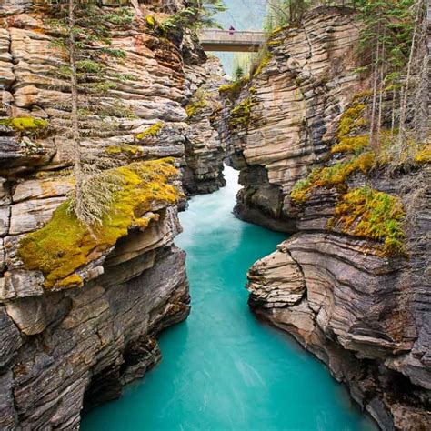 Beautiful World: Athabasca Falls At Dusk, Jasper, Alberta, Canada