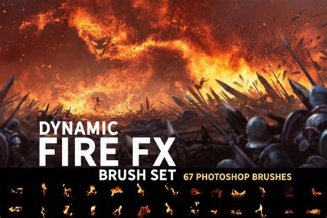 Fire Photoshop Brushes - Free & Premium Downloads