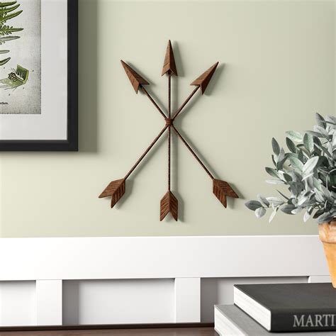 Union Rustic Brown Metal Tribal Arrow Wall Décor & Reviews | Wayfair