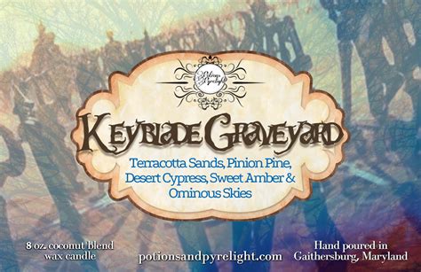 Kingdom Hearts - Keyblade Graveyard Fandom Scented Candle – Potions & Pyrelight