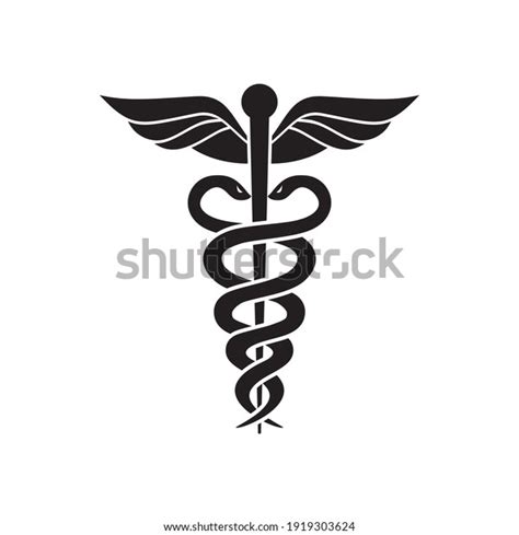 Medical Snake Symbol Logo Design Template Stock Vector (Royalty Free ...