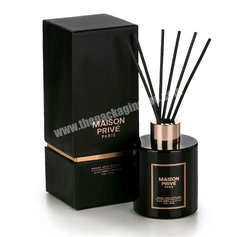 Custom Luxury Empty Reed Diffuser Box Packaging Reed Diffuser Packaging Boxes For Reed Diffuser