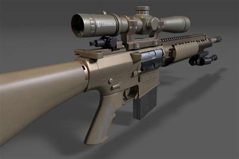 ArtStation - M110 Sniper Rifle (variant)