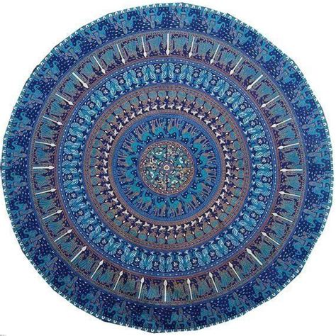 Mandala Yoga Mat Prayer Mats & Rugs Elephant Screen Printed Beach Blanket Beack Throw Hippie ...