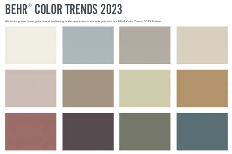 Behr Paint Colors 2024 Interior - Eden Yevette
