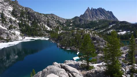 The Enchantments Region Alpine Lakes Wilderness Area Of Washington State’s Cascade Mountain ...