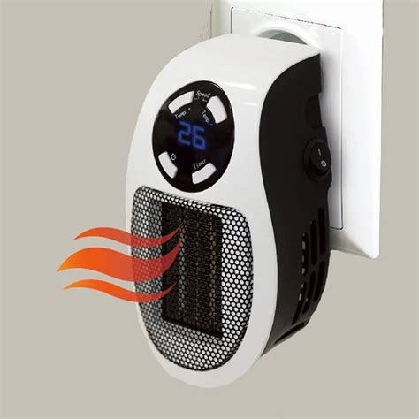 NEW 400W Remote Control Mini Handy Wall Heater Electric Air Heater Powerful Warm Blower Fast ...