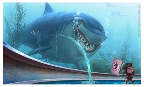 The Concept Art Library — Finding Nemo- Bruce and the Sharks One of the ...