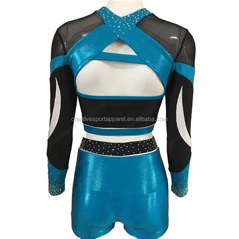 Cheer Cheerleading Uniforms Rhinestone Custom Kids Cheerleader - Buy ...