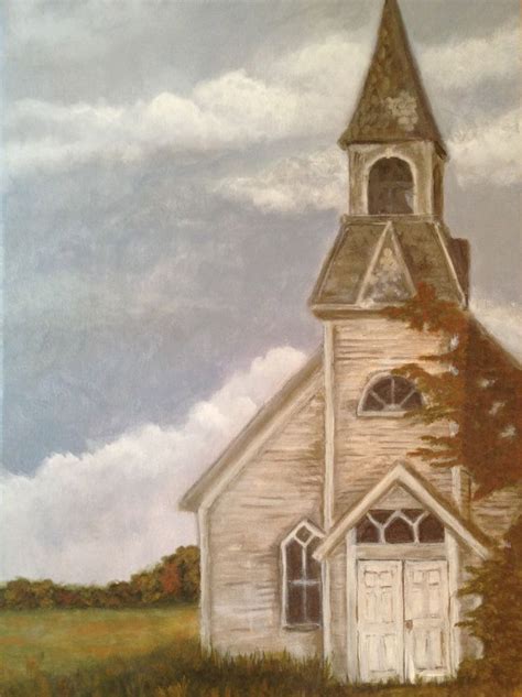 WHITE CHURCH BY GREG ERWAY. Viewing buildings art gives you new exciting possibilities for home ...