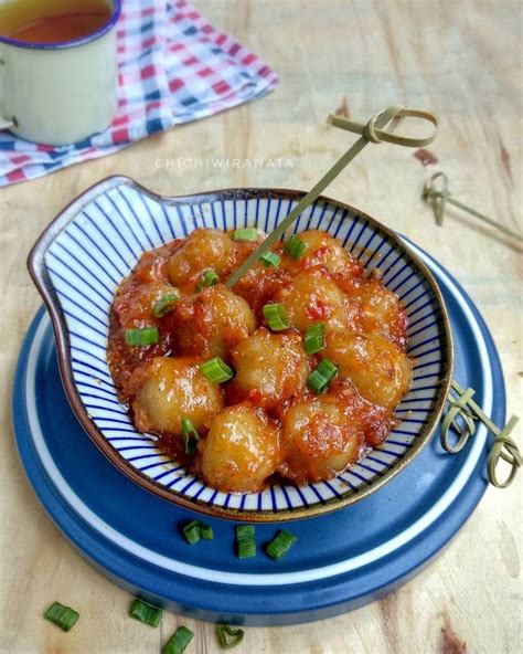 Cilok Bumbu Kacang Pedas - Kenyalnya Bikin Ngemil Asik - Resep Kekinian