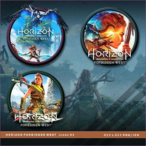 Horizon Forbidden West icons by BrokenNoah on DeviantArt