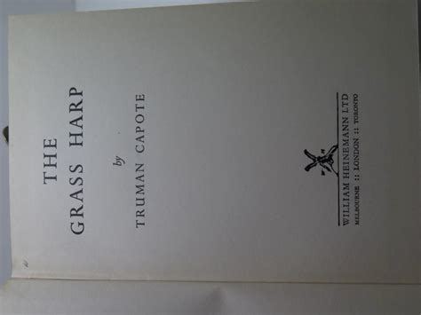 The Grass Harp by Capote, Truman: Near Fine Hardcover (1952) 1st Edition | The Secret Bookshop