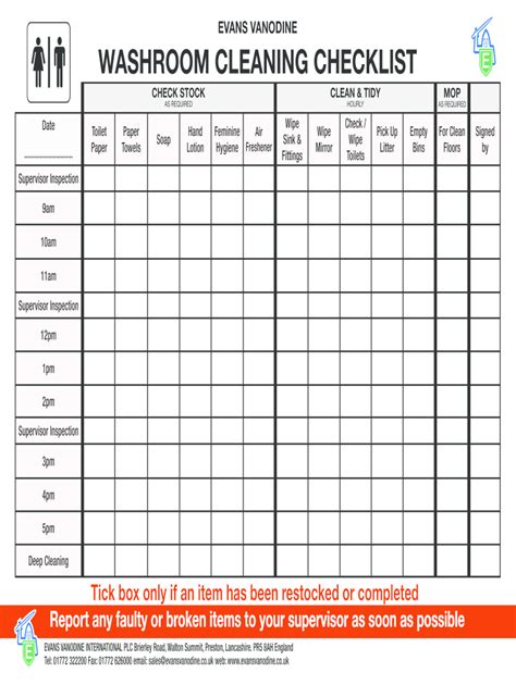 Daily Toilet Cleaning Checklist Excel - Fill Online, Printable, Fillable, Blank | pdfFiller