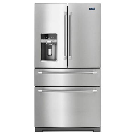 Maytag 26.2-cu ft 4-Door French Door Refrigerator with Ice Maker ...