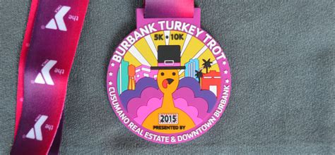 Turkey Trot race medal - MSH Medals