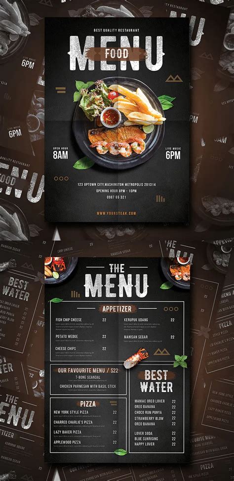 Pin on Best Food Menu Templates