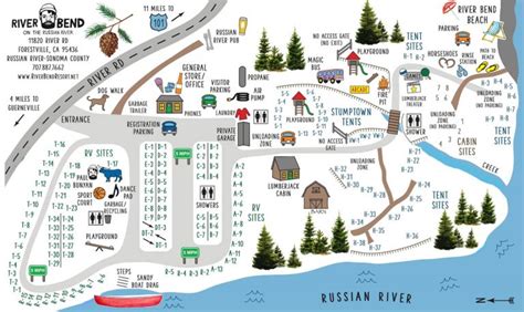 Resort Map & Facilities – RIVER BEND