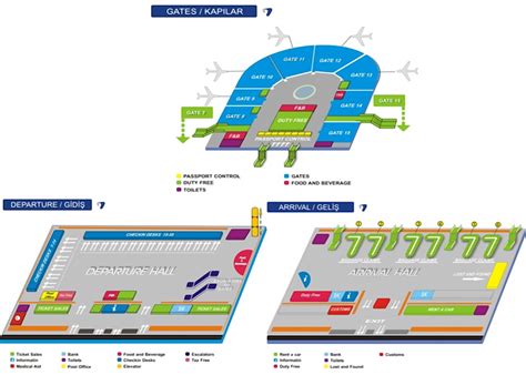 Antalya Airport Map