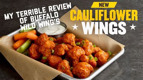 Buffalo Wild Wing’s NEW Cauliflower Wings are DELICIOUS 🤤 - YouTube