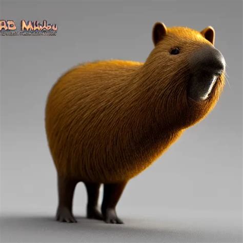 Capybara miniature, 3d render | Stable Diffusion | OpenArt