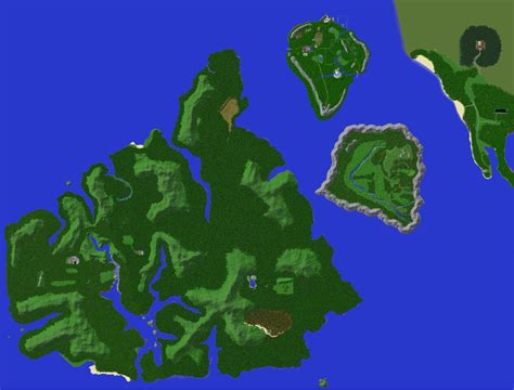 Jurassic Park (Three islands) Minecraft Map