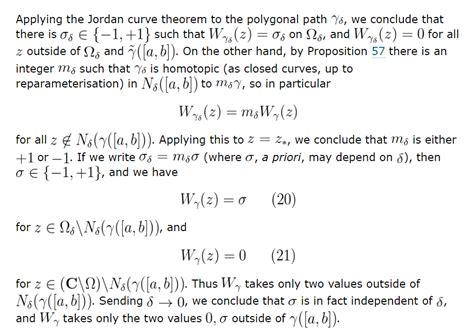 complex analysis - Jordan Curve Theorem, Professor Tao's proof - Mathematics Stack Exchange