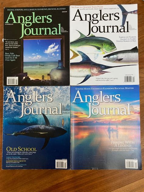 Anglers Journal Magazine Lot of 4; Winter Spring Summer Fall | eBay