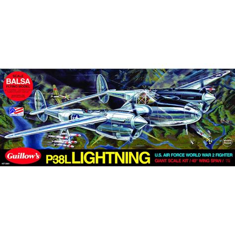 Paul K. Guillow Lockheed P-38 Lightning Model Kit | Michaels