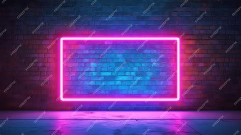 Premium AI Image | violet neon light background template design and ...