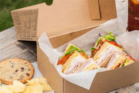 Boxed Lunches – Gorges Catering