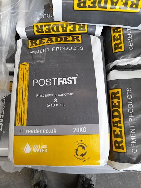 Post mix | Postcrete concrete bags sets 10 mins