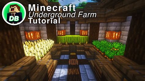 Minecraft: How to build an Underground Farm (Tutorial) - YouTube