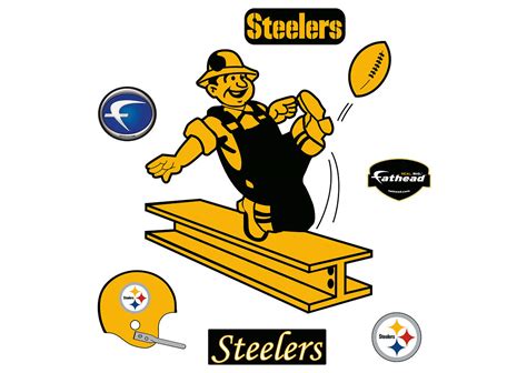 Pittsburgh Steelers Classic Logo Wall Decal | Shop Fathead® for ...