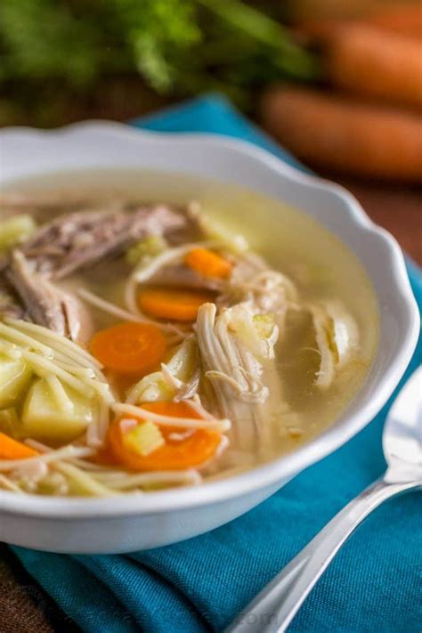 Turkey Noodle Soup Recipe - Natasha's Kitchen