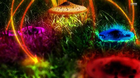 Neon Mushroom Wallpapers - Top Free Neon Mushroom Backgrounds - WallpaperAccess