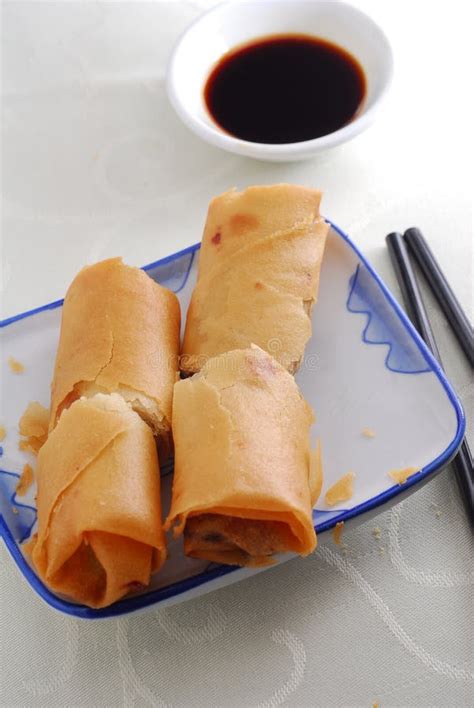 Spring roll dim sum stock image. Image of roll, cook - 21086665