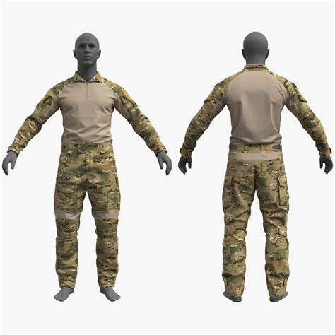 3D Crye G3 Combat Uniform - Marvelous Designer - TurboSquid 1947698