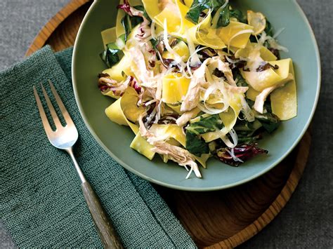 Pappardelle with Chicken and Winter Greens Recipe – Sunset Magazine