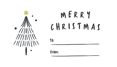 Free Printable Christmas Labels