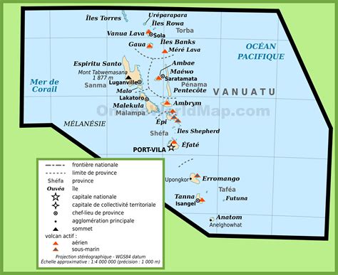 Large detailed map of Vanuatu - Ontheworldmap.com