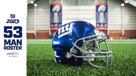 Giants announce 53-man roster for 2023