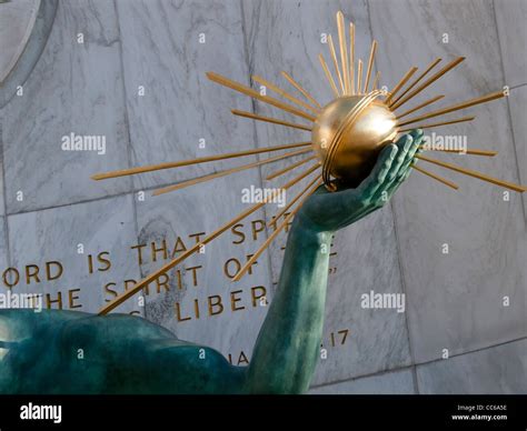 Spirit of Detroit Statue in Detroit Michigan by Marshall Fredericks ...